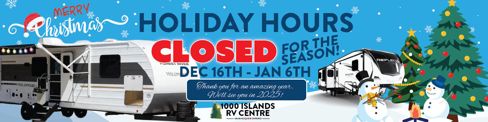 Holiday Hours