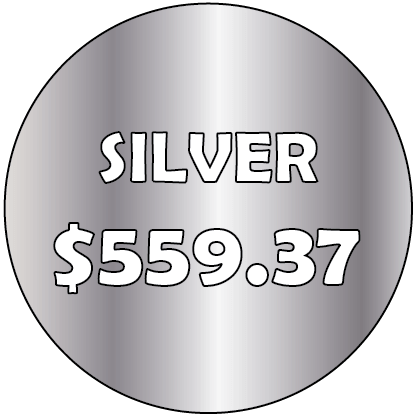 Silver - $559.37