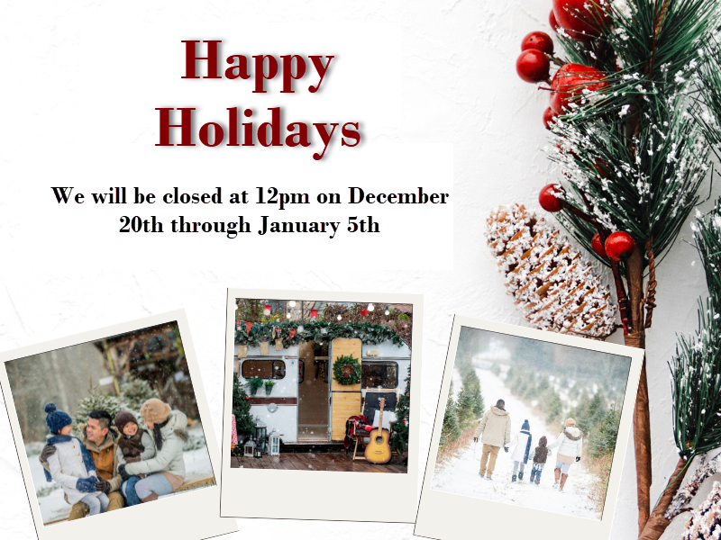 Holiday Hours Popup