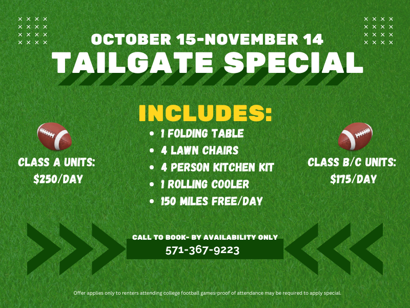 Tailgate Special Popup