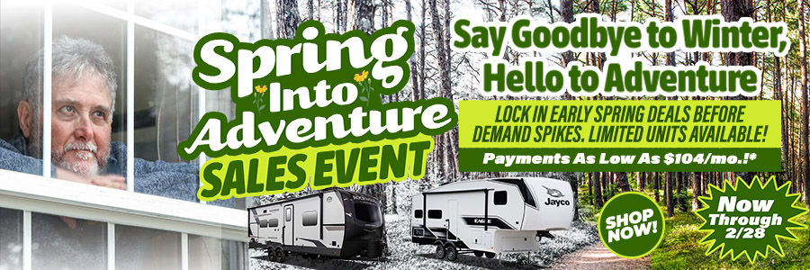 Spring Into Adventure Sales Event