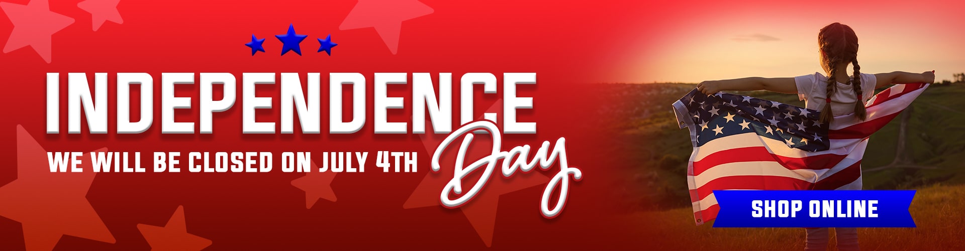 Closed 4th July