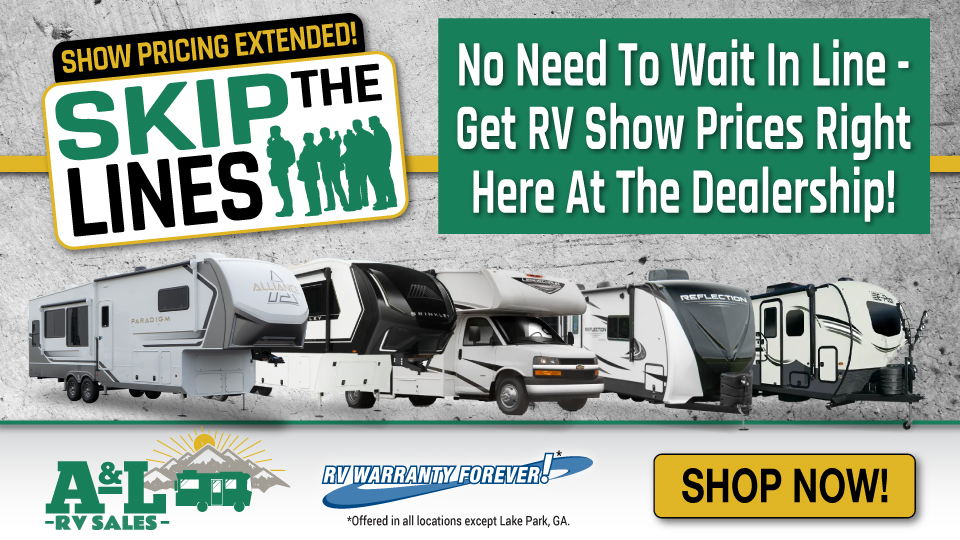 RV Show Prices Banner