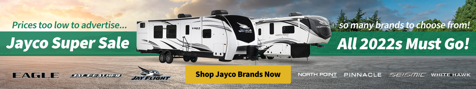 Jayco Super Sale Banner