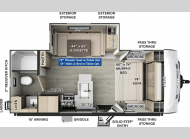 New 2025 Forest River RV Flagstaff Micro Lite 22SQS image