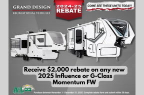 New 2025 Grand Design Influence 3203GK Photo
