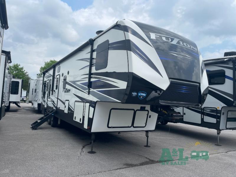 Used 2019 Keystone RV Fuzion 369 Toy Hauler Fifth Wheel at A & L RV ...