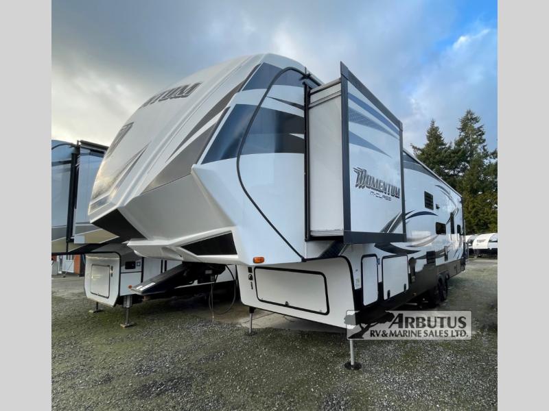 Used 2015 Grand Design Momentum 328M Toy Hauler Fifth Wheel at Arbutus