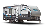 XLR Boost toy hauler travel trailer