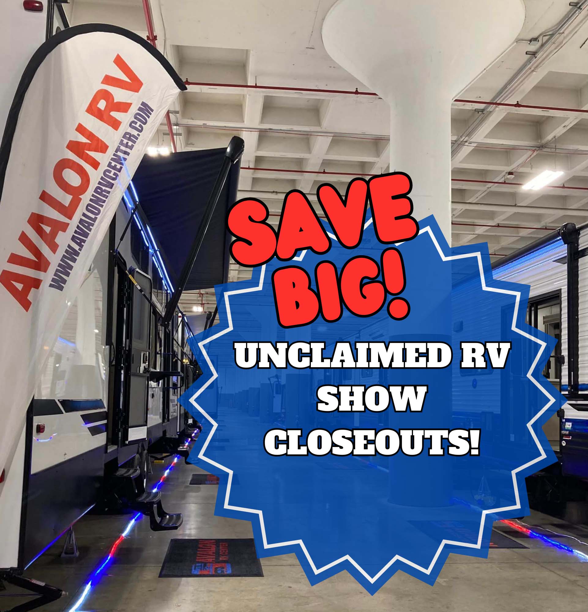 unclaimed rv show sale