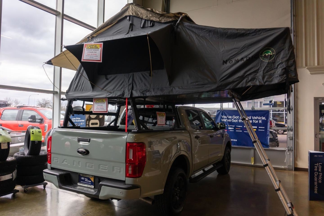 Truck Bed Tent Adjustable to Fit Most Trucks