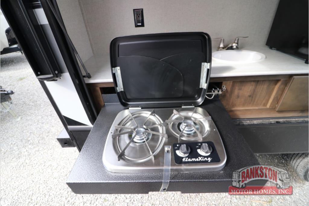 Flame King 2-Burner Drop-In RV Cooktop Stove, Includes Cover