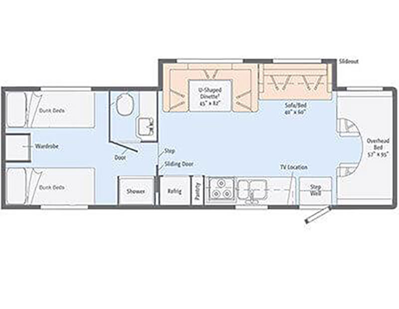 Minnie Winnie 31K Floorplan