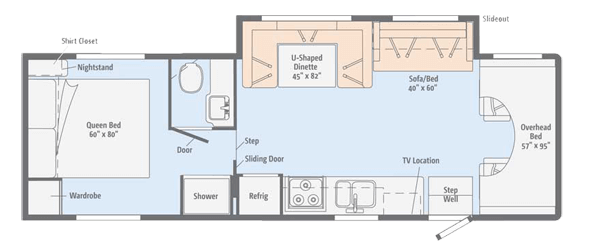 Minnie Winnie 31K Floorplan