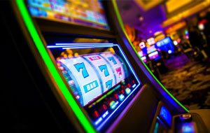 Slot machine at a casino