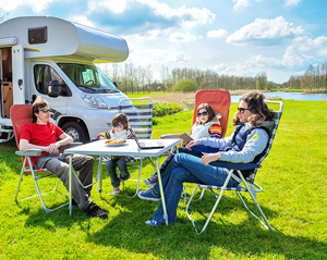 Family RV Camping