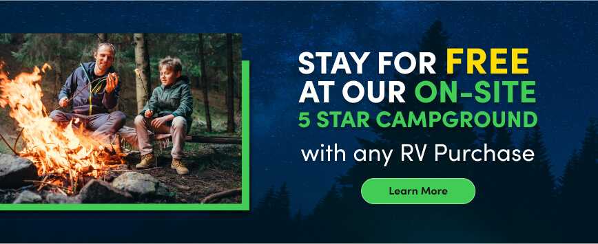 Stay for free at our campground