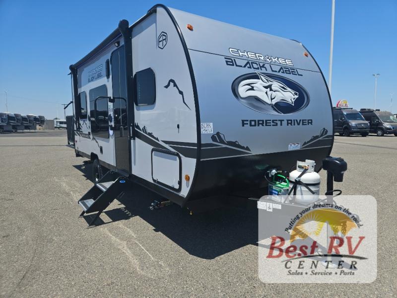 キリンの首Lチャコール New 2025 Forest River RV Cherokee Wolf Pup Black Label 18RJBWBL