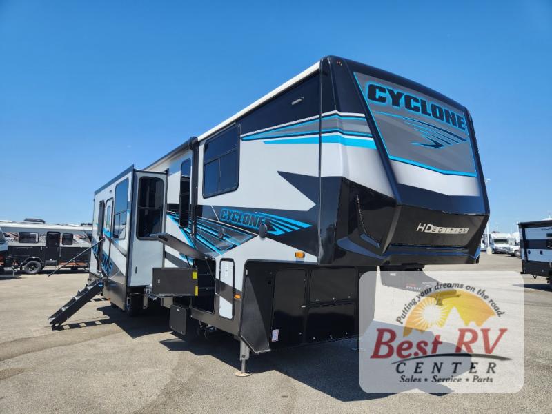 New 2024 Heartland Cyclone 4006 Toy Hauler Fifth Wheel at Best RV
