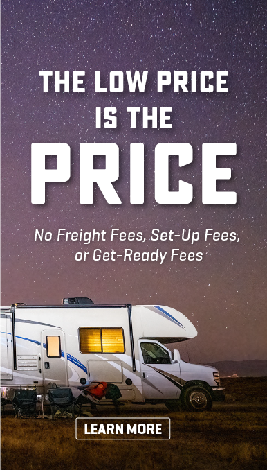 The Low Price Is The Price - No hidden freight fees, no set-up fees, no get-ready fees