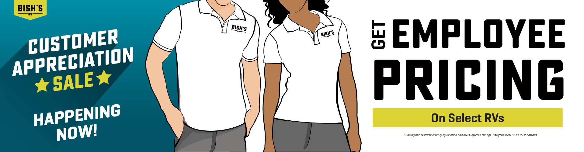 Customer Appreciation Sale - Happening Now - Get Employee Pricing On Select RVs