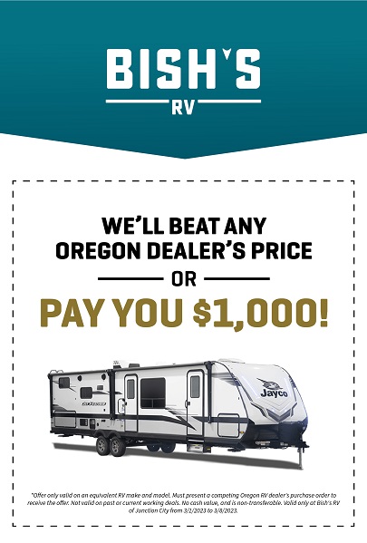 We'll Beat Any Oregon Dealer's Price or Pay You $1,000