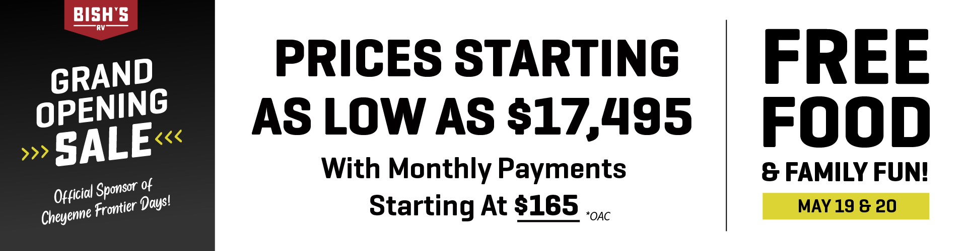 Grand Opening Sale - Cheyenne, Wyoming