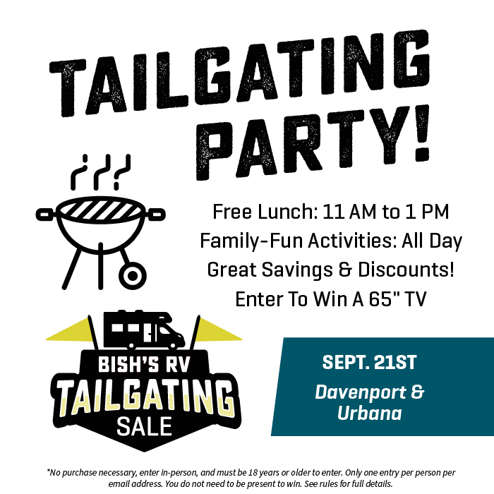 Tailgating Party - Sept. 21st - Bish's RV of Davenport & Urbana