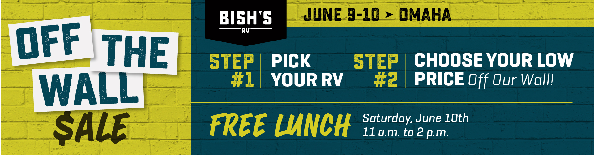 Off-the-Wall Sale - June 9-10, 2023 - Omaha, NE