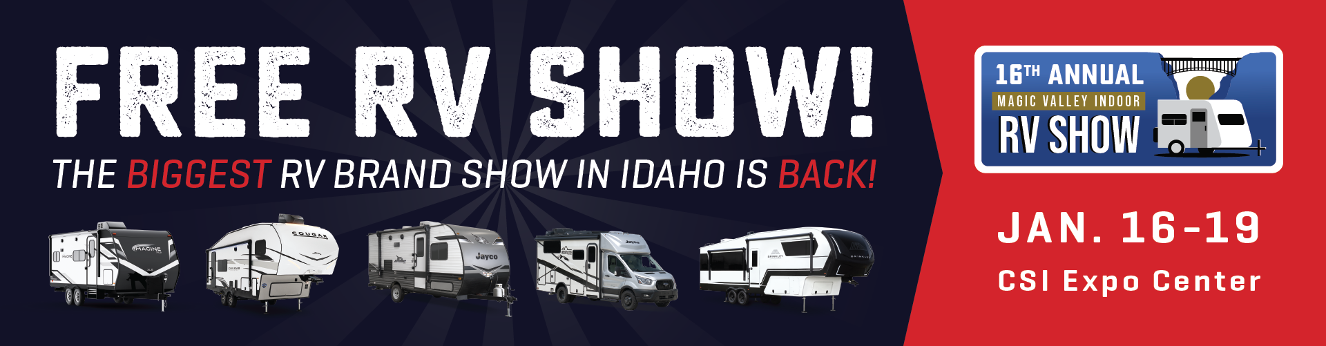 16th Annual Magic Valley Indoor RV Show
