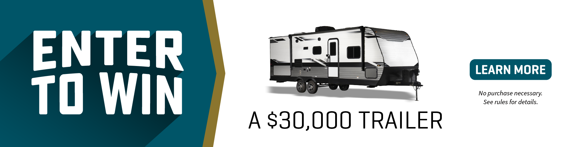 Enter To Win A $30,000 Travel Trailer