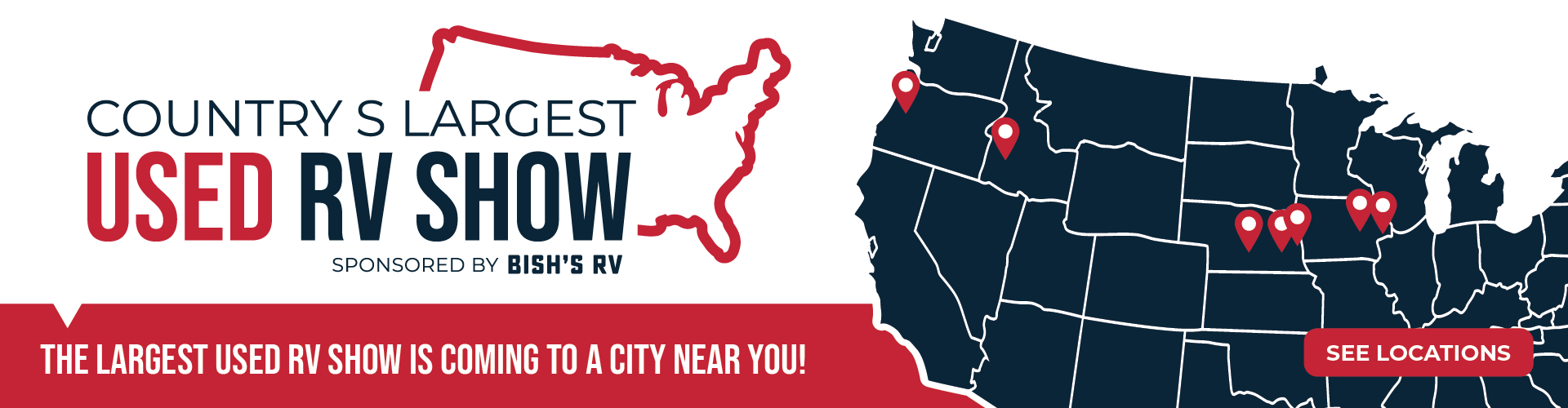 Country's Largest Used RV Show - Show Locations