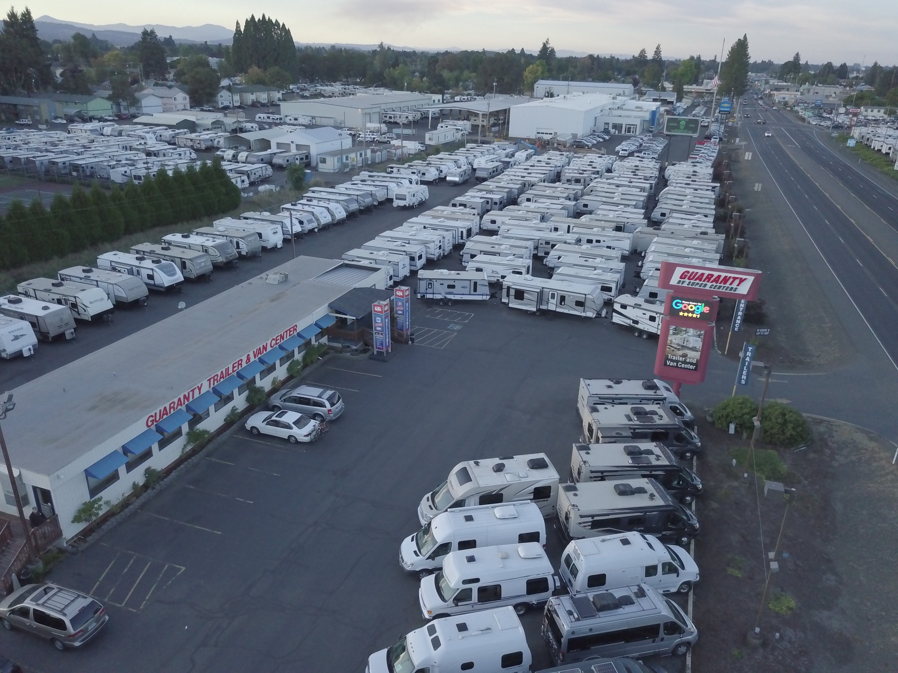 Storefront Drone Picture