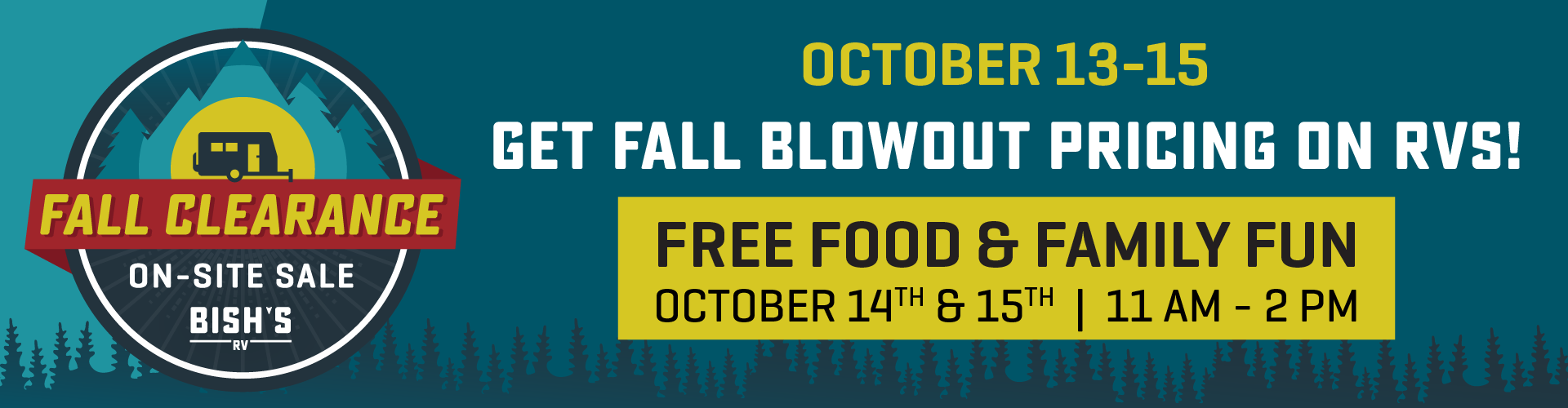 Fall Clearance On-Site Sale - Free Food & Family Fun