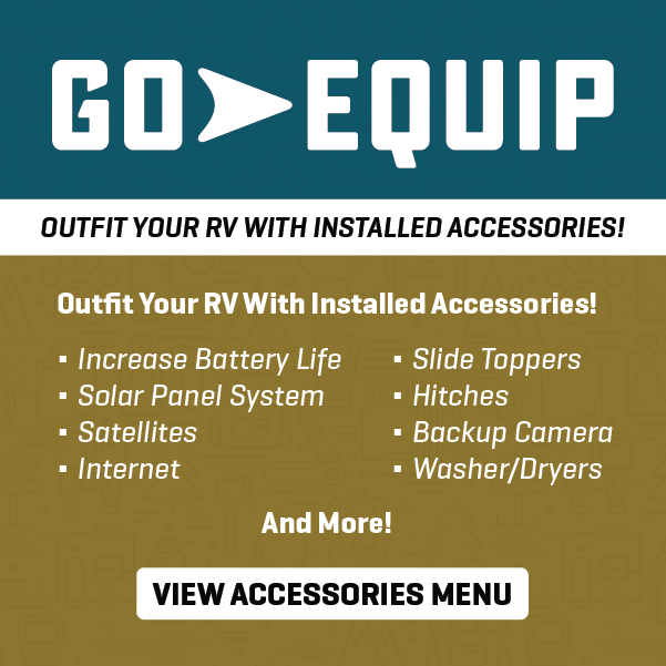 Enhance your camping experience with installed accessories on your RV!