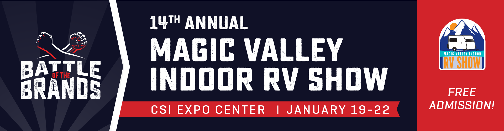 Battle of the brands - 14th Annual Magic Valley Indoor RV Show