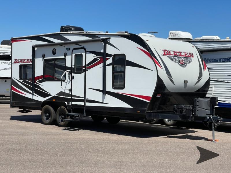 Used 2019 Pacific Coachworks Blaze'n 22FS Toy Hauler Travel