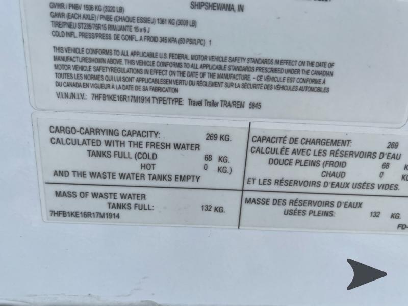 New 2024 Braxton Creek Bushwhacker Plus 17 MB Travel Trailer at