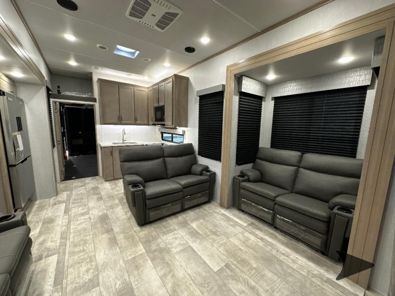 New 2024 Grand Design Momentum 415G Toy Hauler Fifth Wheel at Bish's RV ...