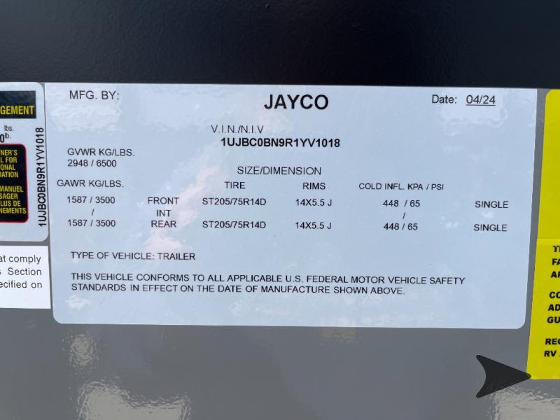 2024 Jayco 260bh-g