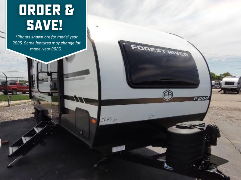 New 2026 Forest River RV R Pod RP-200 Travel Trailer at Bish's RV
