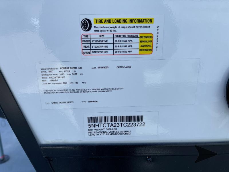 New 2026 Forest River RV Cherokee Wolf Pack 25-14 Toy Hauler