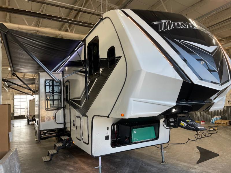 New 2023 Grand Design Momentum G-Class 320G Toy Hauler Fifth Wheel