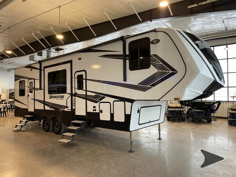 Used 2020 Grand Design Momentum G-Class 328G Toy Hauler Fifth Wheel at ...