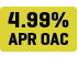 4.99% APR OAC