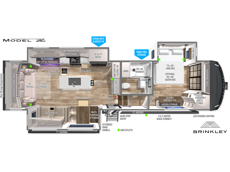 New 2024 Brinkley Model Z 3100 Fifth Wheel