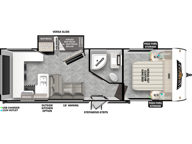 New 2024 Forest River RV Wildwood XLite 24VIEW Travel, 06/30/2024