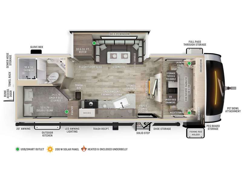 New 2025 Wayfinder RV GO EXPLORE X232 Travel Trailer at