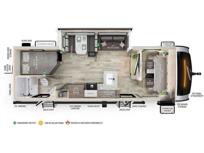 New 2025 Wayfinder RV GO EXPLORE X252 Travel Trailer at Bish's RV