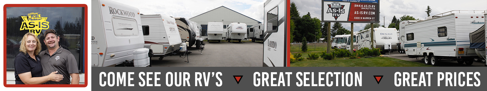 Come See Our RVs